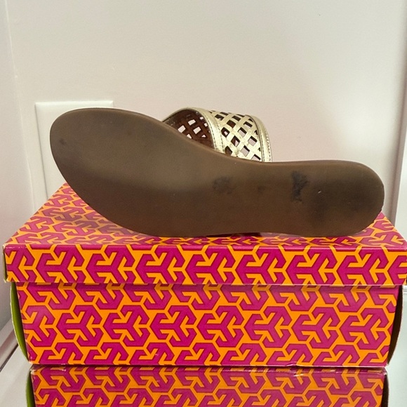 Tory Burch Metallic Gold Sandals - Picture 6 of 7